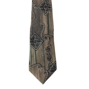New Pierre Cardin Silk Cross Christian Tie Gray